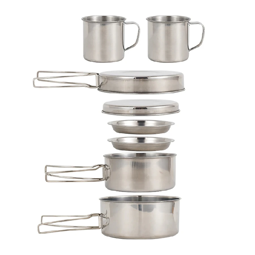 Outdoor Camping Kitchen Set - طقم أواني طهي للتخييم مكون من