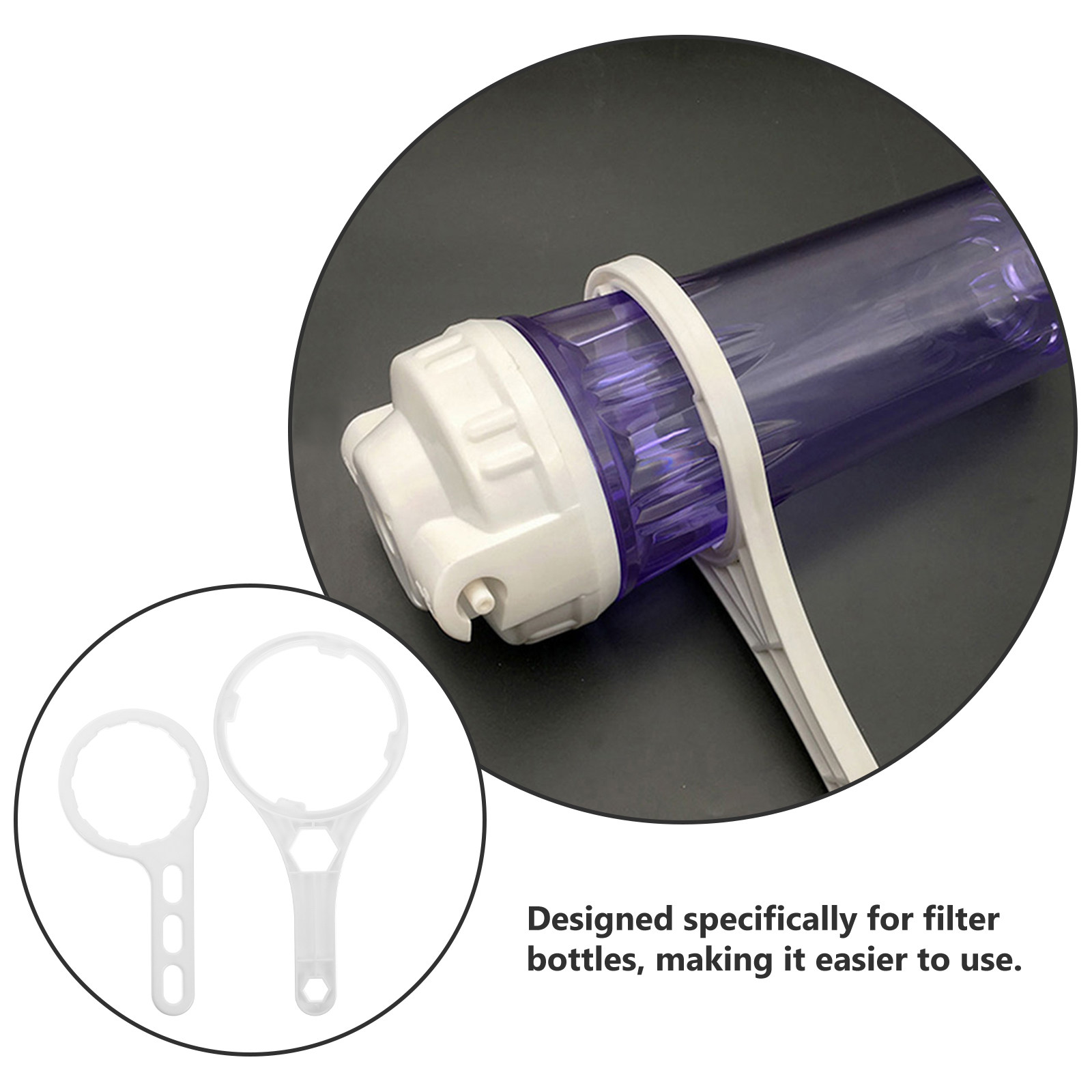 Portable Water Filter - طقم واحد من مفتاح ربط غلاف