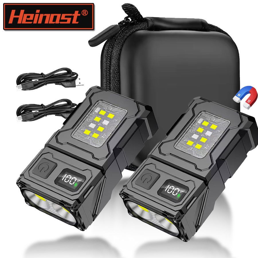 Battery Outdoor Camping - مصباح يدوي صغير محمول LED COB
