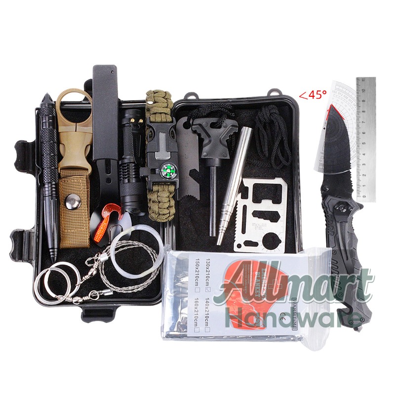 First Aid Kit Camping - صندوق أدوات النجاة EDC المحمول متعدد