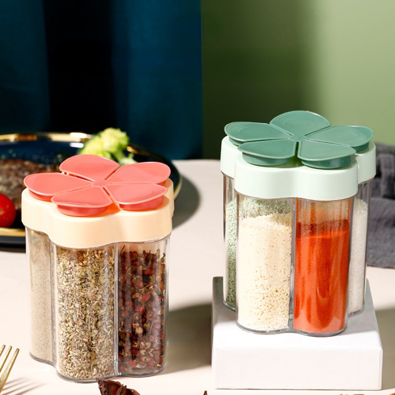 Outdoor Camping Kitchen Set - جرة توابل حاوية بلاستيكية زجاجة توابل
