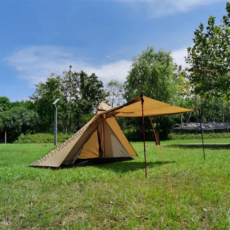Outdoor Camping On Youtube - خيمة تخييم بأربعة جوانب مع أنبوب
