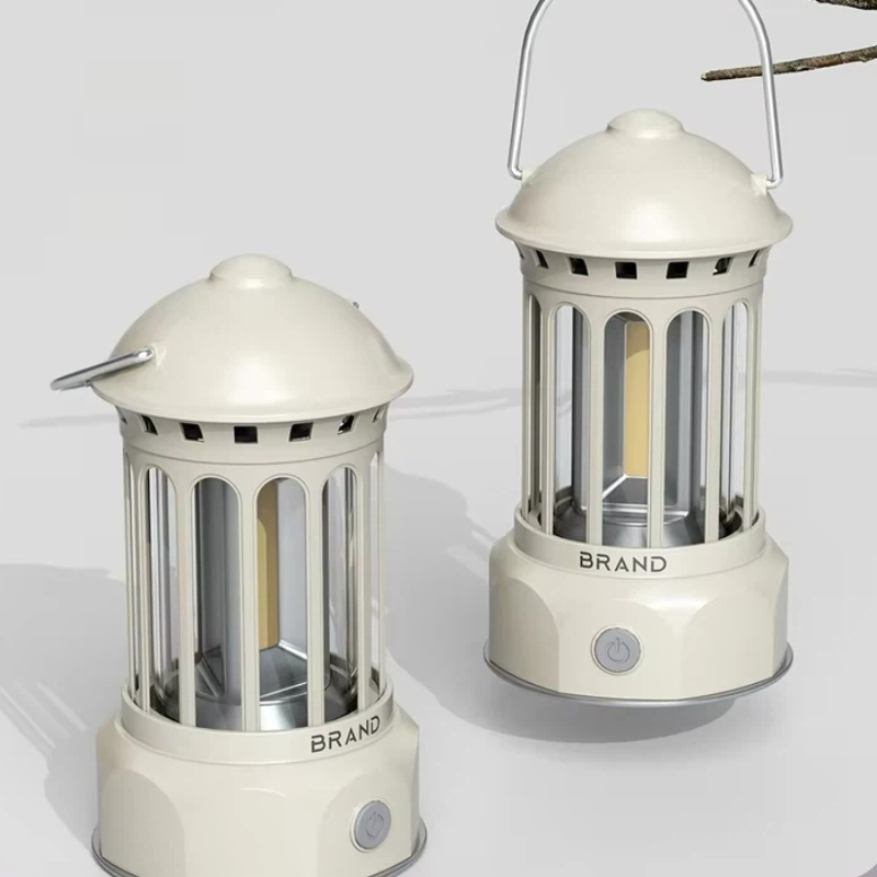 Battery Outdoor Camping - فانوس تخييم خارجي محمول بتصميم عتيق،