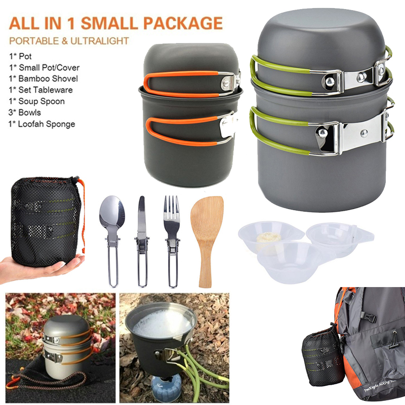 Outdoor Camping Kitchen Set - جديد التخييم وعاء المحمولة في الهواء