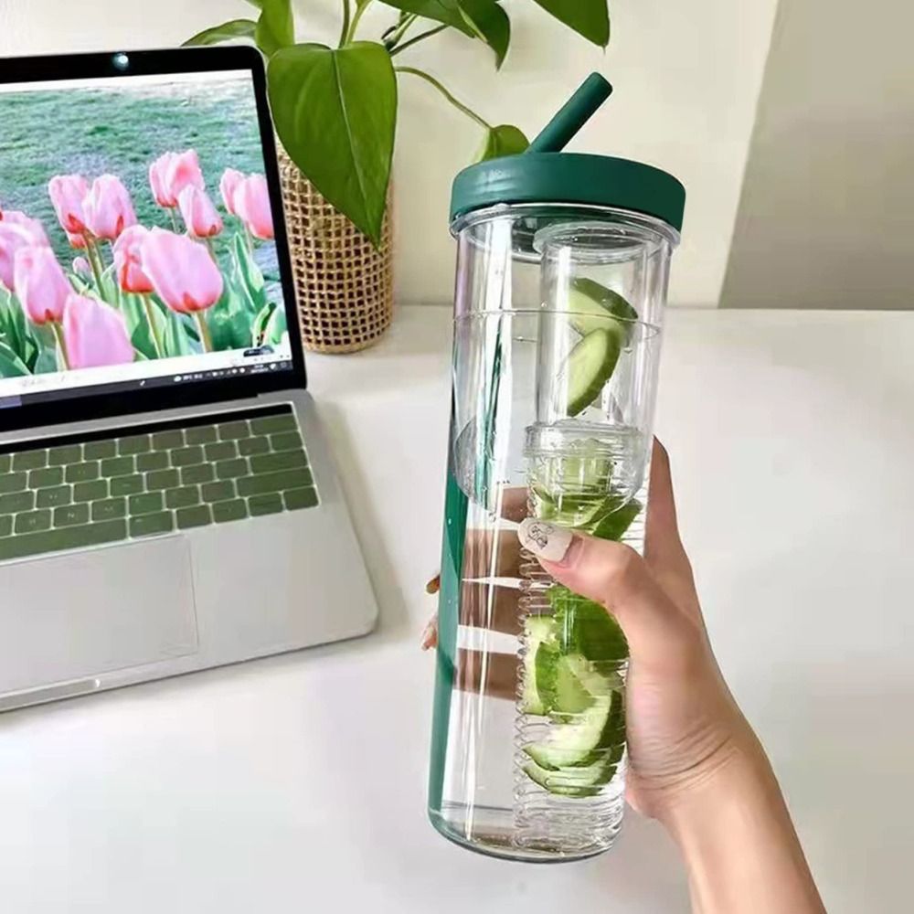 Portable Water Filter - زجاجة مياه جديدة 800 مللي مع
