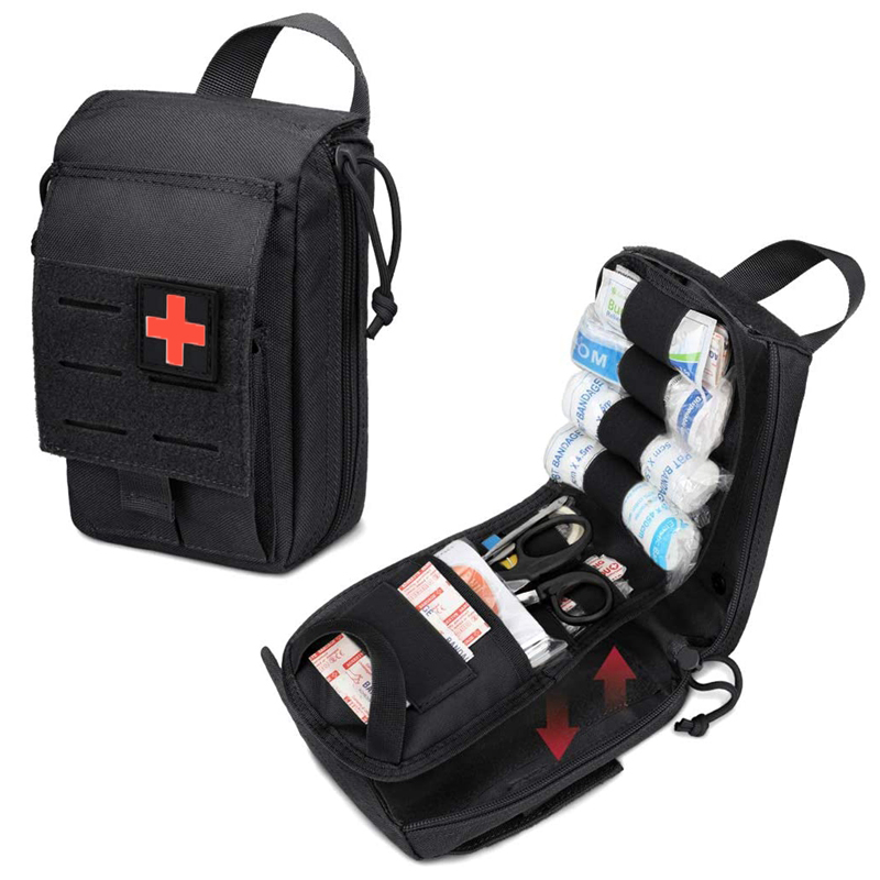 First Aid Kit Camping - مجموعة الإسعافات الأولية الرخوة التكتيكية ،