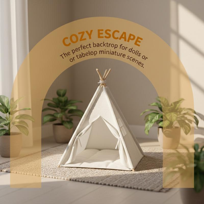 Outdoor Camping House - [JN] نموذج خيمة تخييم بمقياس 1:12،