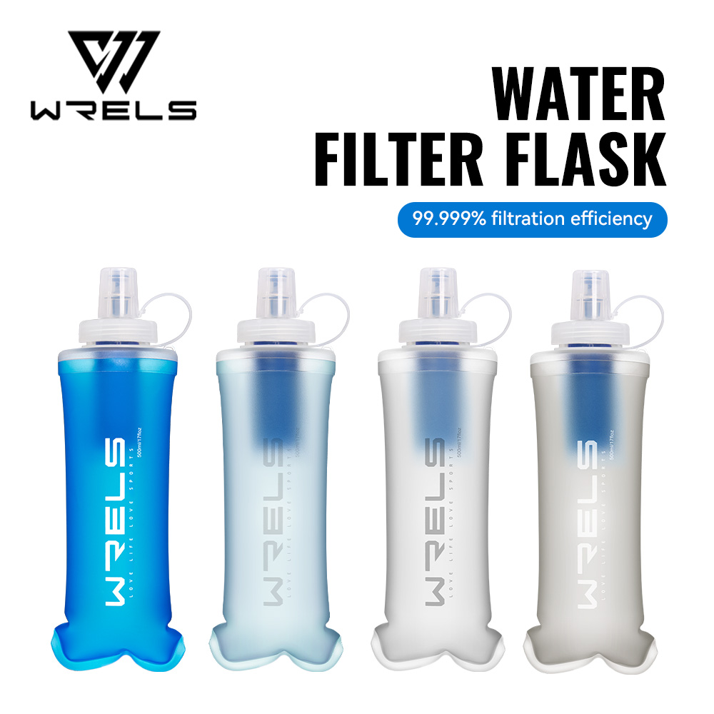 Collapsible Water Bottle - زجاجة مياه قابلة للطي مع فلتر