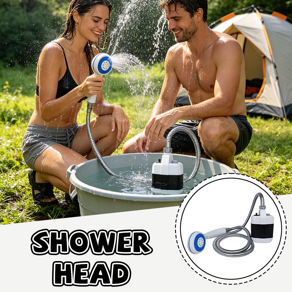Outdoor Camping Heater - دش تخييم كهربائي قابل لإعادة الشحن،