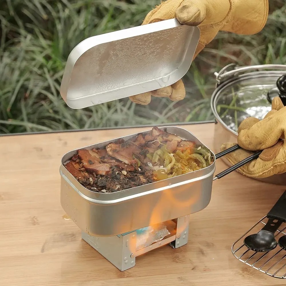 أدوات طهي خفيفة الوزن للتخييم، - مراجعة Outdoor Camping Kitchen Set وسعره