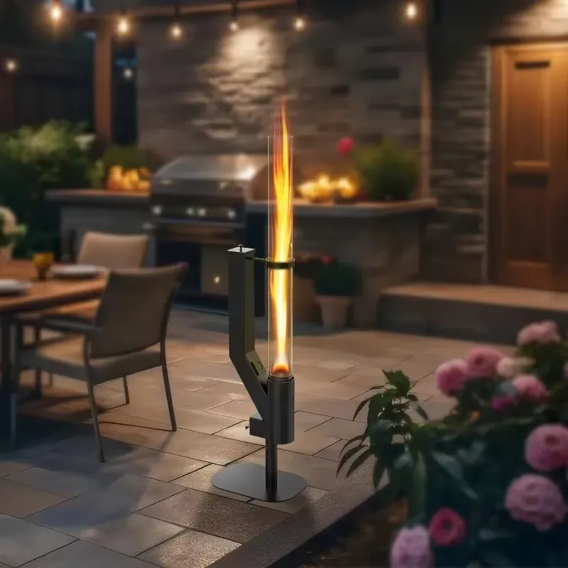 مدفأة حبيبات الخشب للفناء مع م - مراجعة Outdoor Camping Heater وسعره