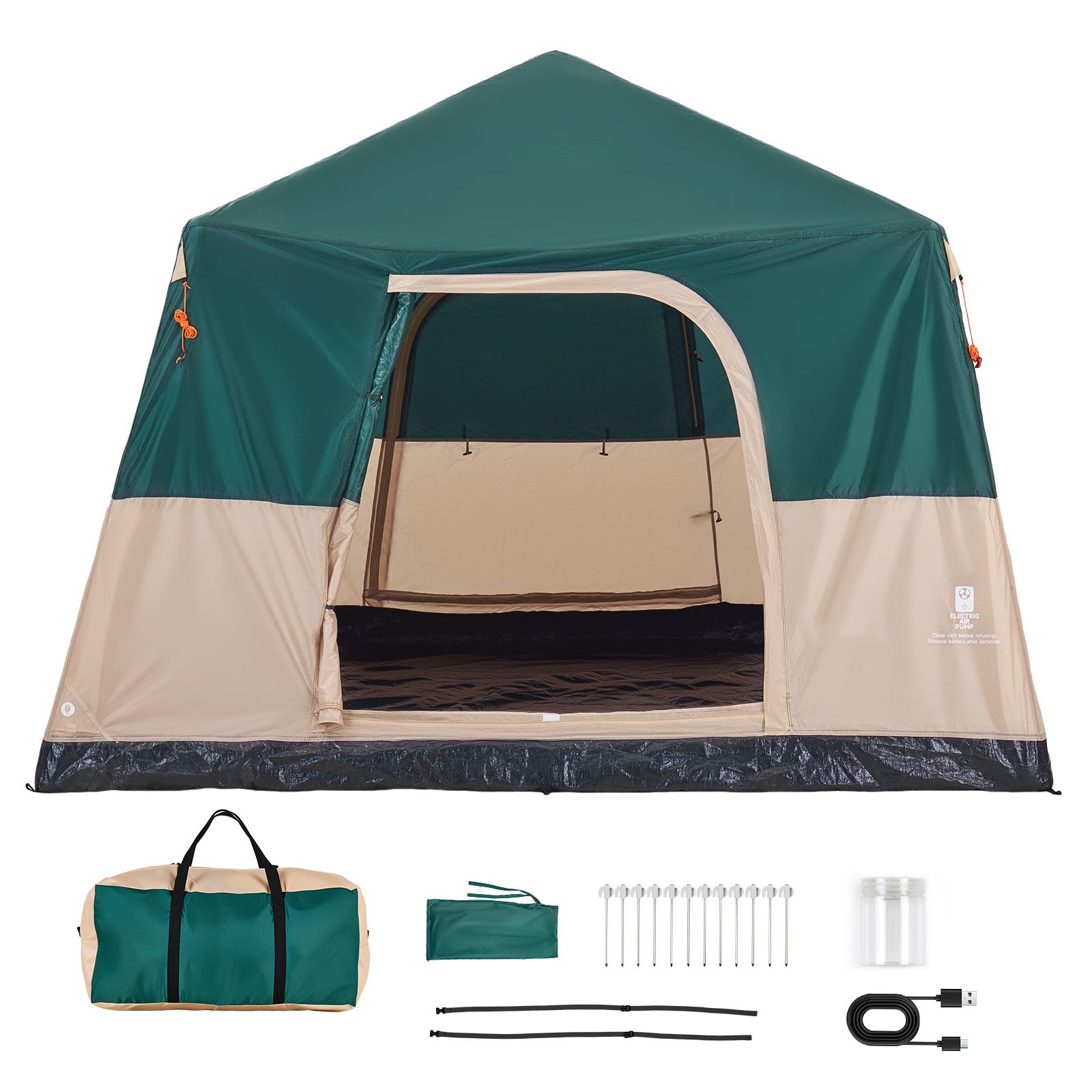 خيمة تخييم، خيمة قابلة للنفخ ت - مراجعة Outdoor Camping On Youtube وسعره