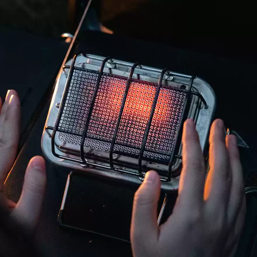سخان وموقد تخييم محمول 2 في 1، - مراجعة Outdoor Camping Heater وسعره