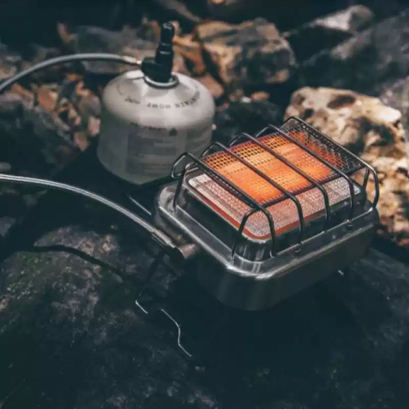 سخان وموقد تخييم محمول 2 في 1، - مراجعة Outdoor Camping Heater وسعره