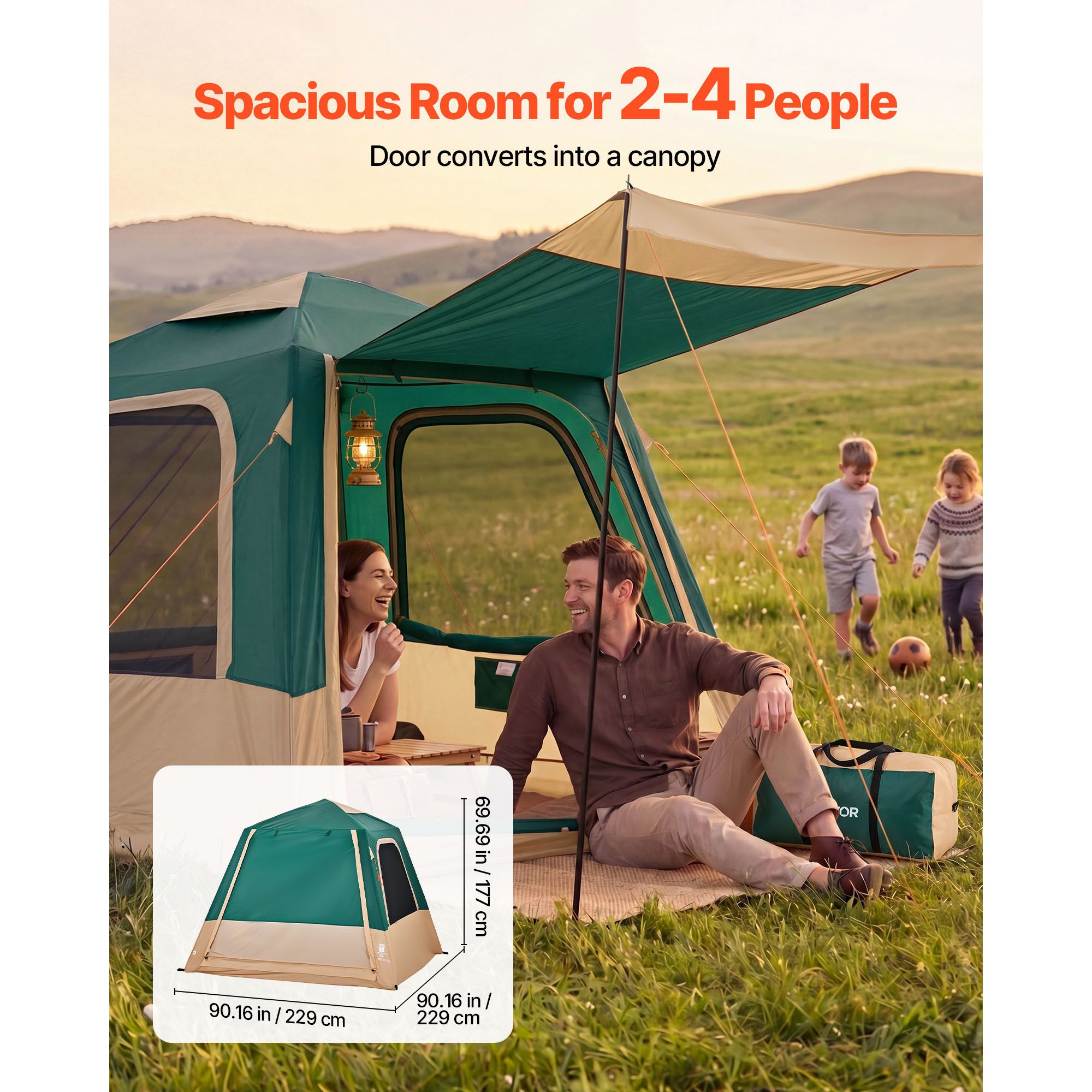 خيمة تخييم، خيمة قابلة للنفخ ت - مراجعة Outdoor Camping On Youtube وسعره
