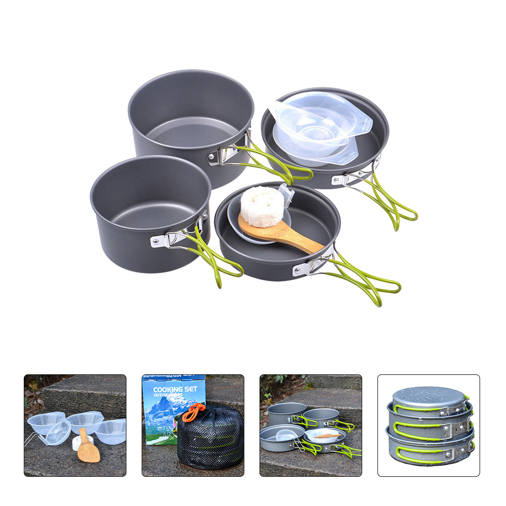 مجموعة أدوات طهي محمولة للتخيي - مراجعة Outdoor Camping Kitchen Set وسعره