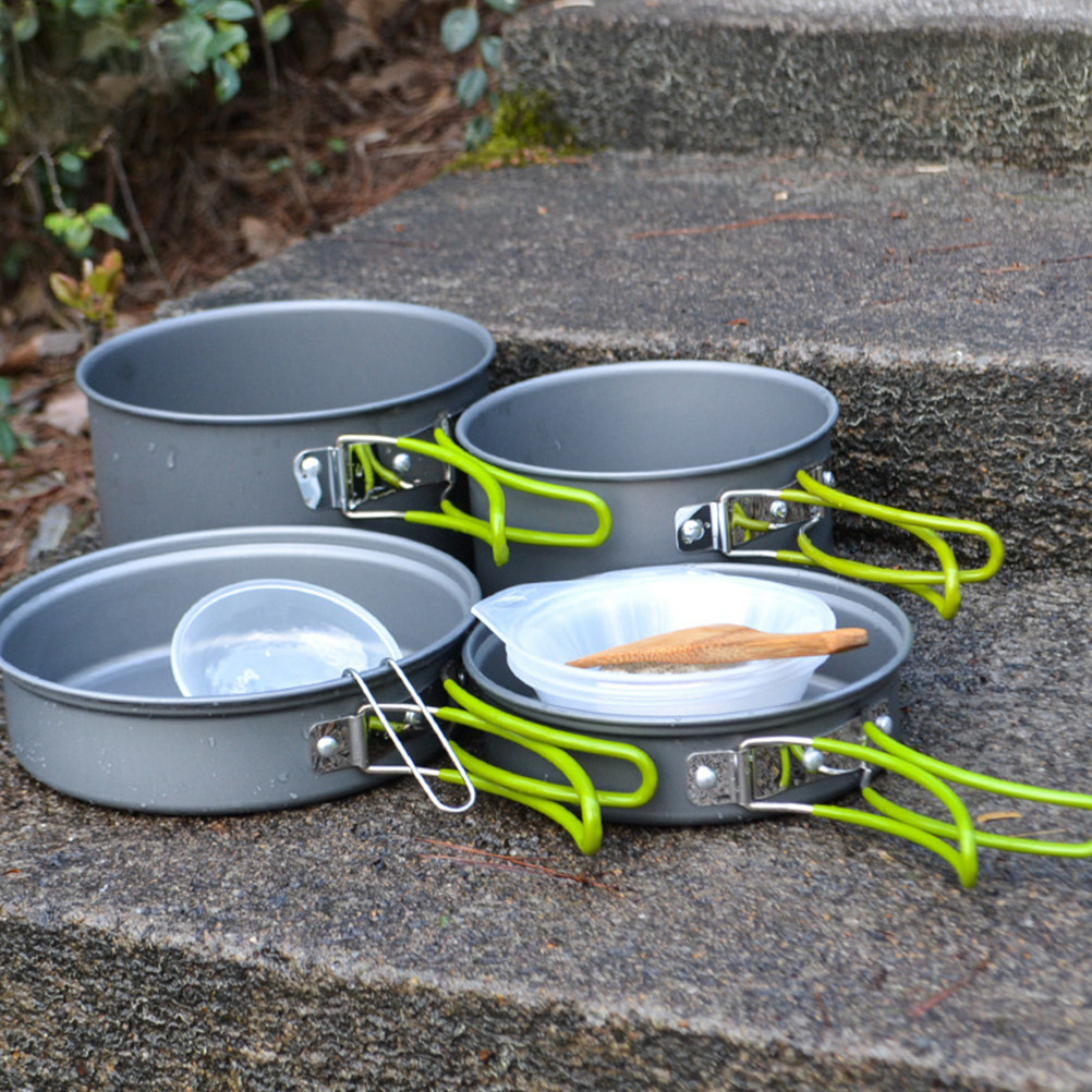 مجموعة أدوات طهي محمولة للتخيي - مراجعة Outdoor Camping Kitchen Set وسعره