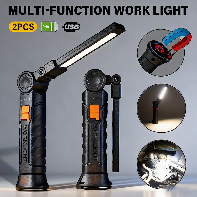 المحمولة COB مصباح ليد جيب USB - مراجعة Battery Outdoor Camping وسعره