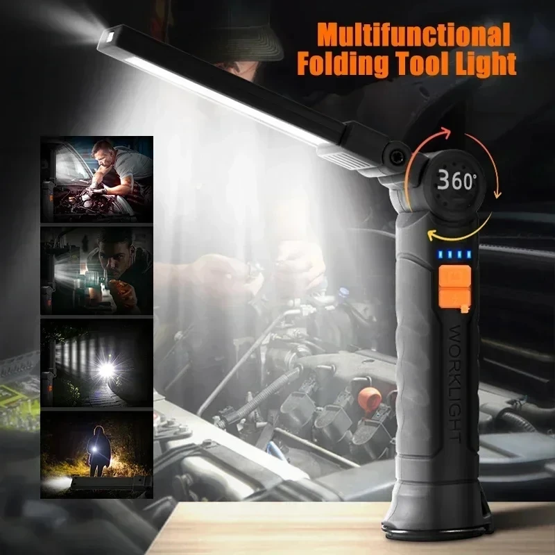 المحمولة COB مصباح ليد جيب USB - مراجعة Battery Outdoor Camping وسعره