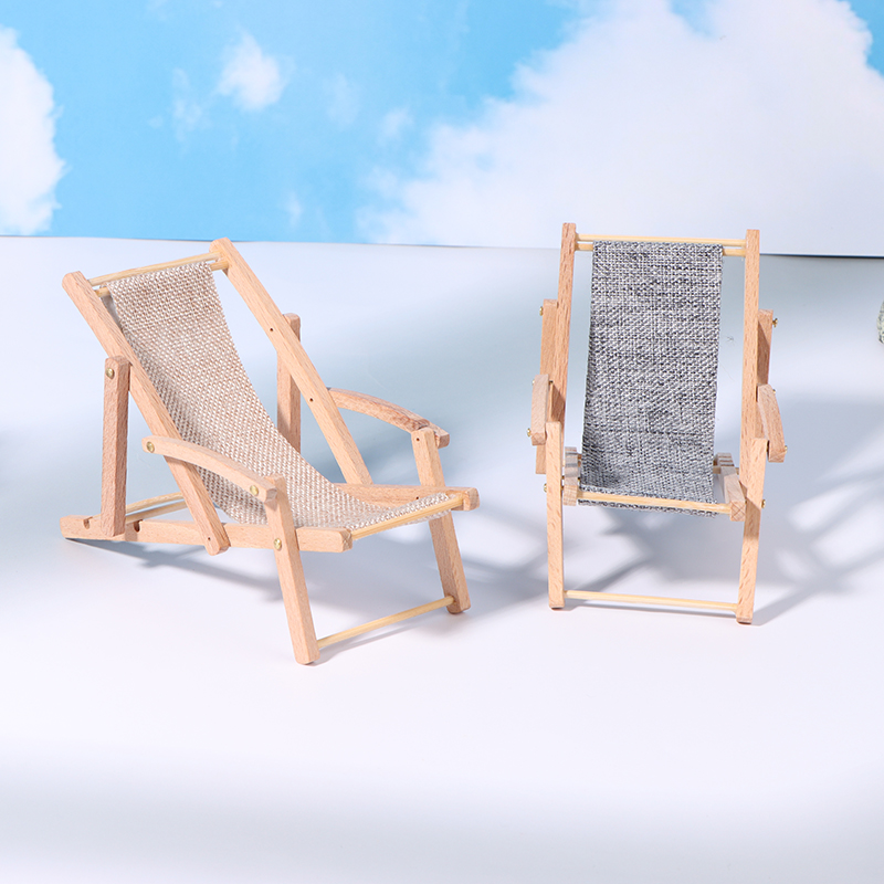 1 قطعة 1/12 دمية كرسي سطح السف - مراجعة Folding Chair وسعره
