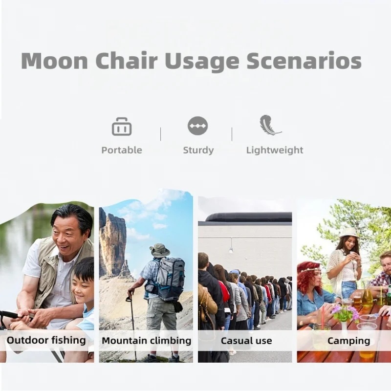 كرسي قمر خفيف الوزن للغاية من  - مراجعة Outdoor Camping Recliner Chairs وسعره