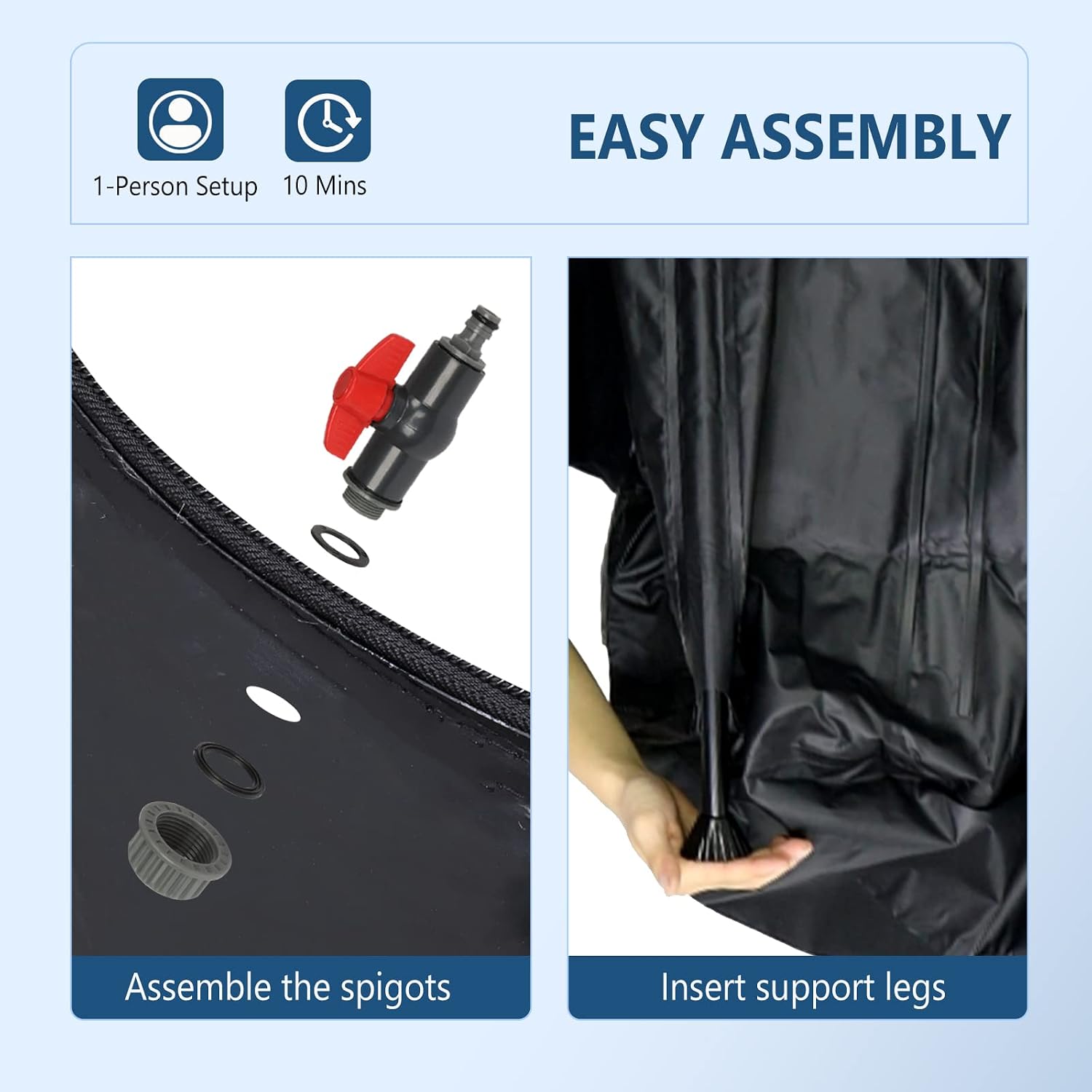 برميل مياه قابل للطي بسعة 100  - مراجعة Portable Water Filter وسعره