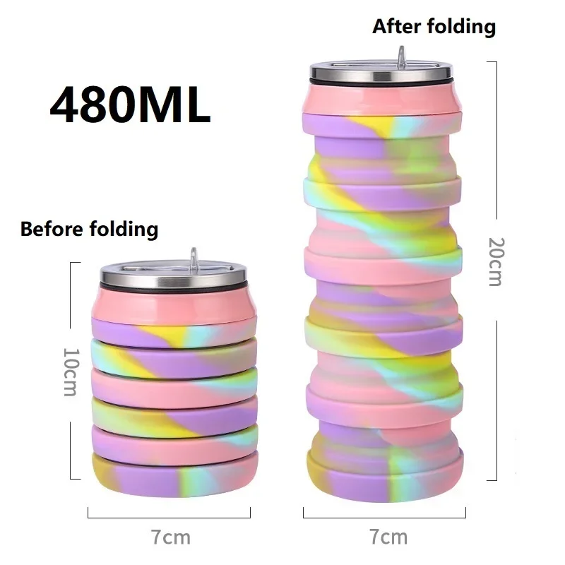 زجاجة ماء سيليكون قابلة للطي س - مراجعة Collapsible Water Bottle وسعره