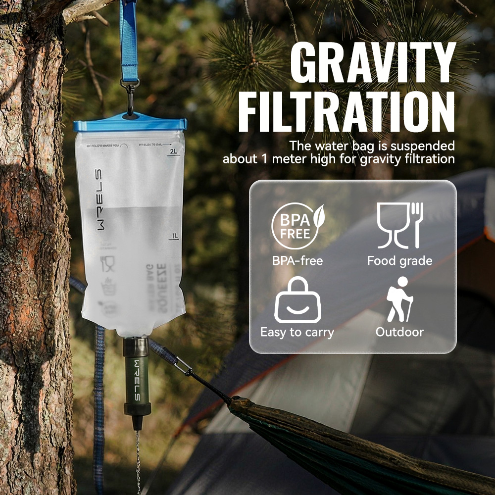 فلتر مياه شخصي صغير من WERLS ل - مراجعة Portable Water Filter وسعره