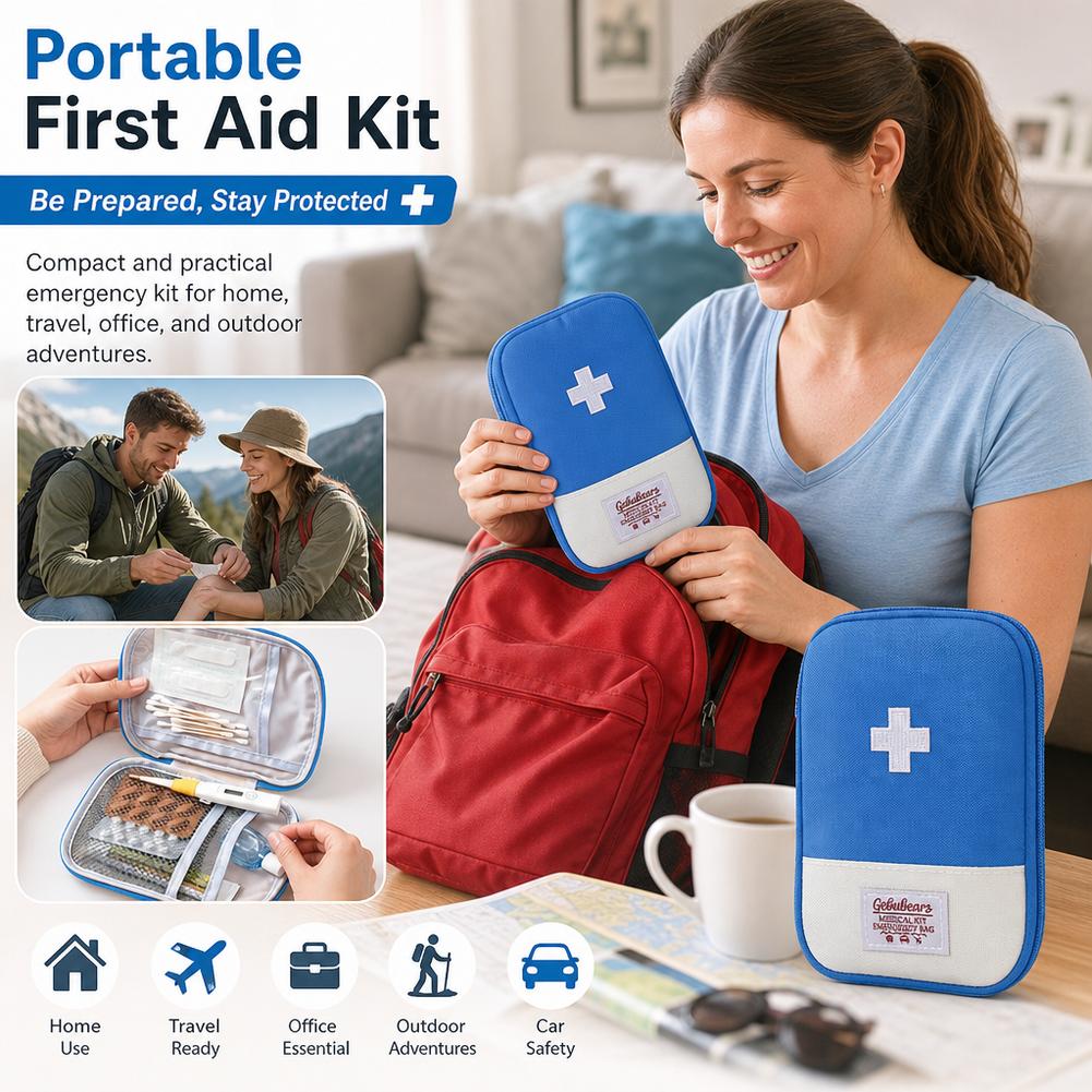 حقيبة إسعافات أولية محمولة ذات - مراجعة First Aid Kit Camping وسعره