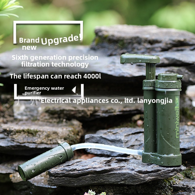 فلاتر مياه للتخييم، منقي مياه  - مراجعة Portable Water Filter وسعره