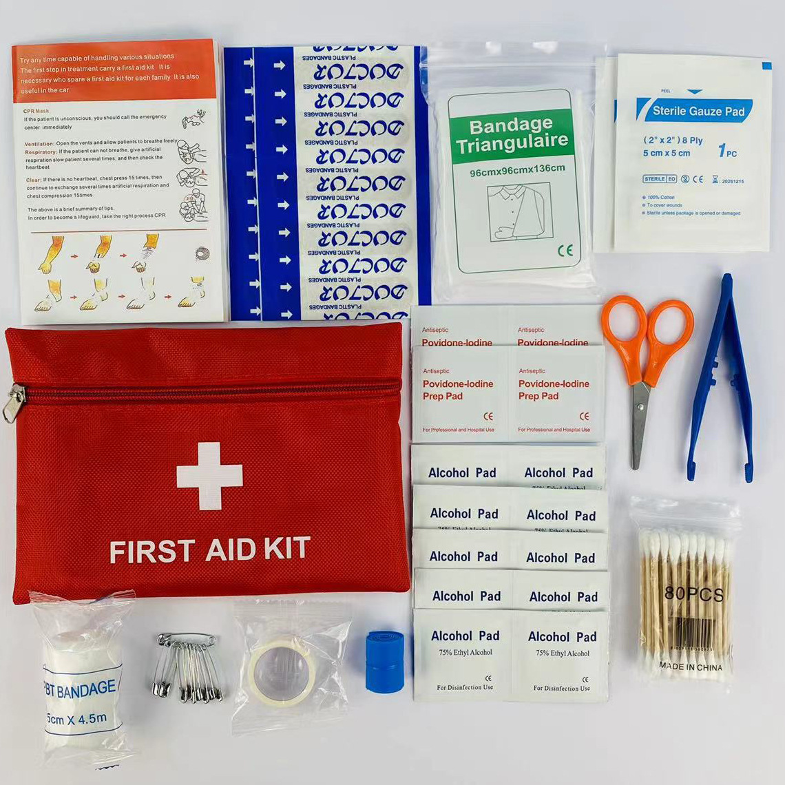 مجموعة إسعافات أولية مكونة من  - مراجعة First Aid Kit Camping وسعره