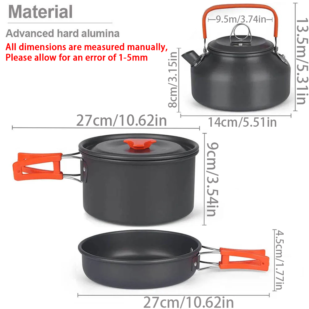 1 قطعة/1 مجموعة التخييم تجهيزا - مراجعة Outdoor Camping Kitchen Set وسعره