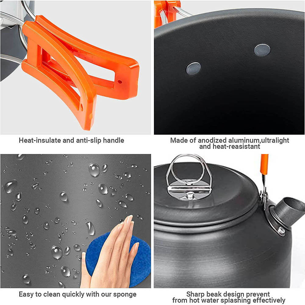 1 قطعة/1 مجموعة التخييم تجهيزا - مراجعة Outdoor Camping Kitchen Set وسعره