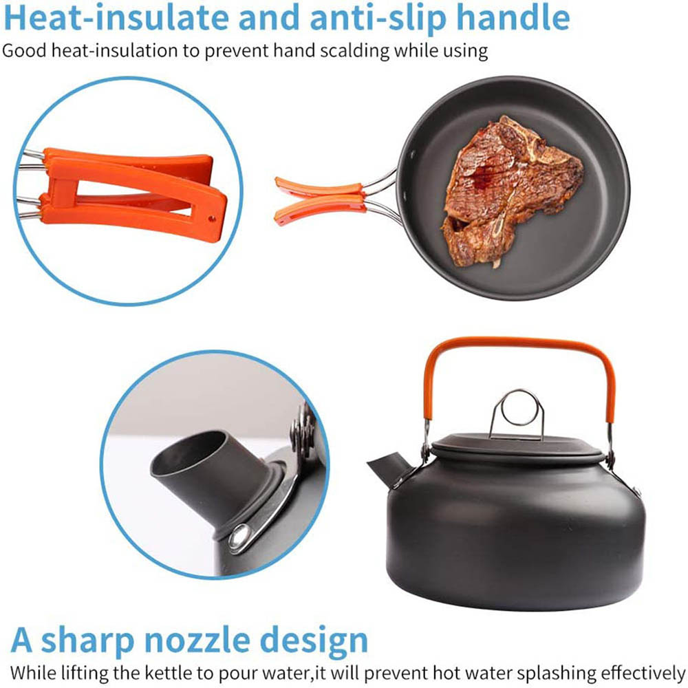 1 قطعة/1 مجموعة التخييم تجهيزا - مراجعة Outdoor Camping Kitchen Set وسعره