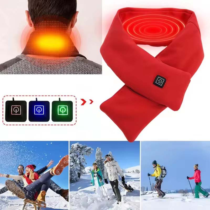 USB النساء الرجال التدفئة وشاح - مراجعة Outdoor Camping Winter وسعره