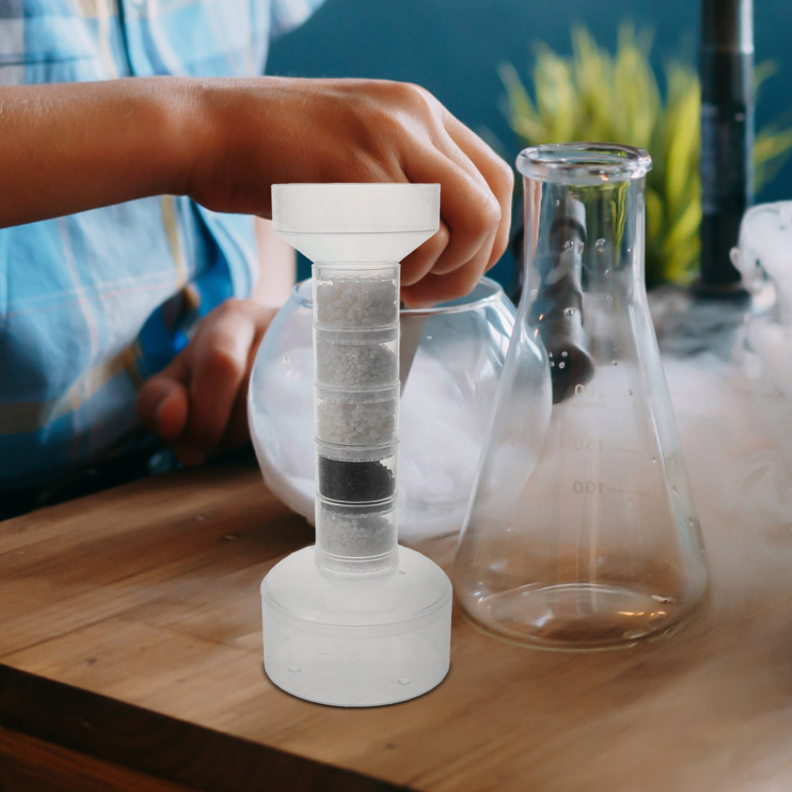 مجموعة أدوات علمية لتنقية المي - مراجعة Portable Water Filter وسعره