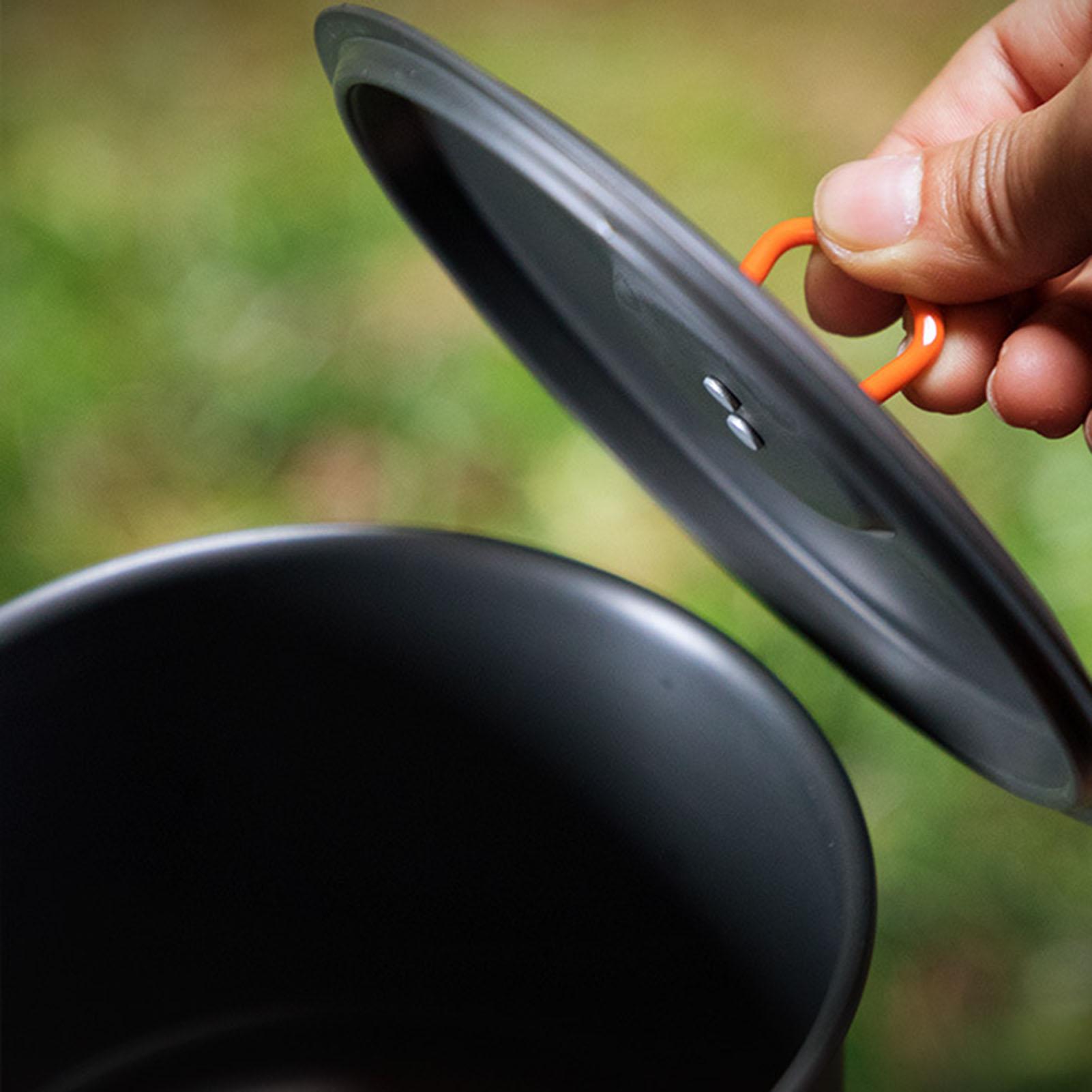 موقد تخييم 1.5 لتر، أداة طهي خ - مراجعة Outdoor Camping Kitchen Set وسعره