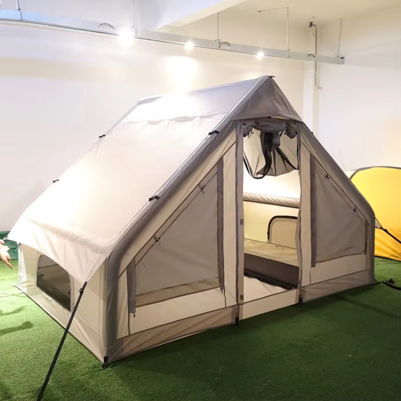 خيمة هوائية كبيرة قابلة للنفخ  - مراجعة Outdoor Camping On Youtube وسعره