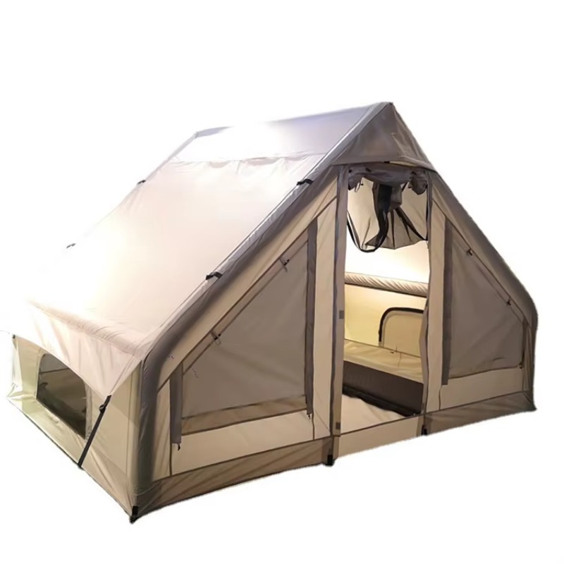 خيمة هوائية كبيرة قابلة للنفخ  - مراجعة Outdoor Camping On Youtube وسعره