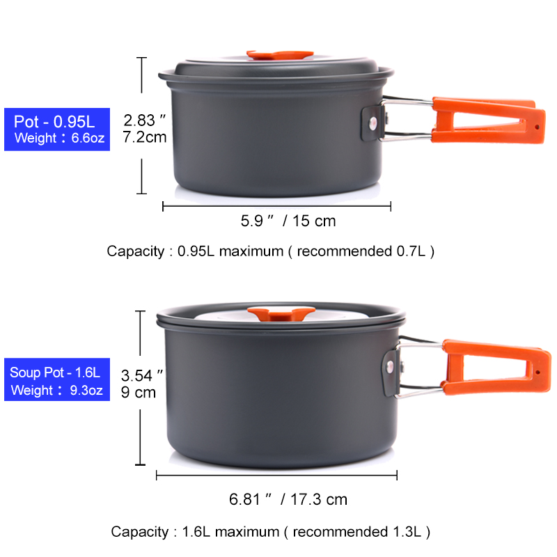 طقم أدوات طهي للتخييم في الهوا - مراجعة Outdoor Camping Kitchen Set وسعره