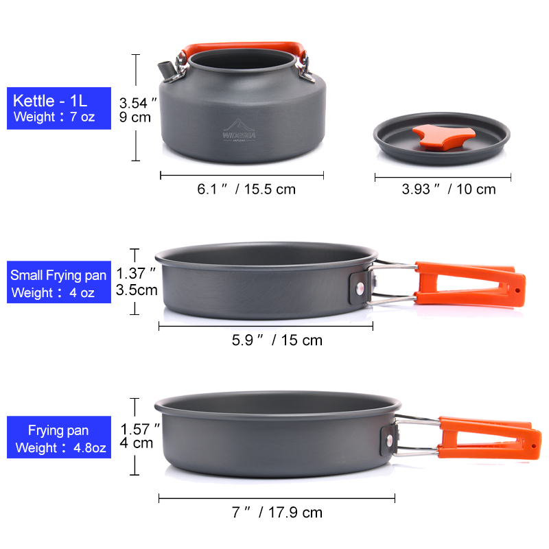 طقم أدوات طهي للتخييم في الهوا - مراجعة Outdoor Camping Kitchen Set وسعره