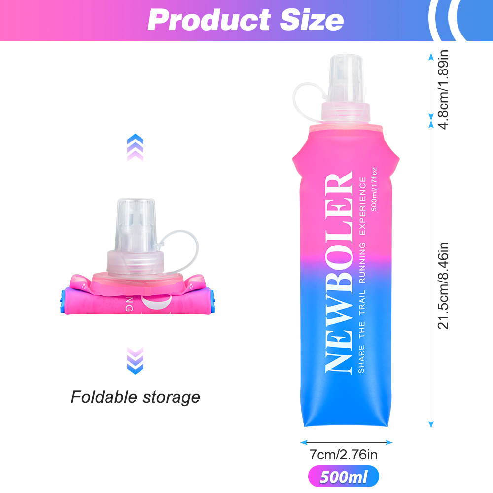 NEWBOLER زجاجة ماء قابلة للطي  - مراجعة Collapsible Water Bottle وسعره