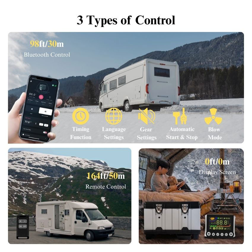 سخان ديزل مستقل للسيارات بقدرة - مراجعة Outdoor Camping Heater وسعره