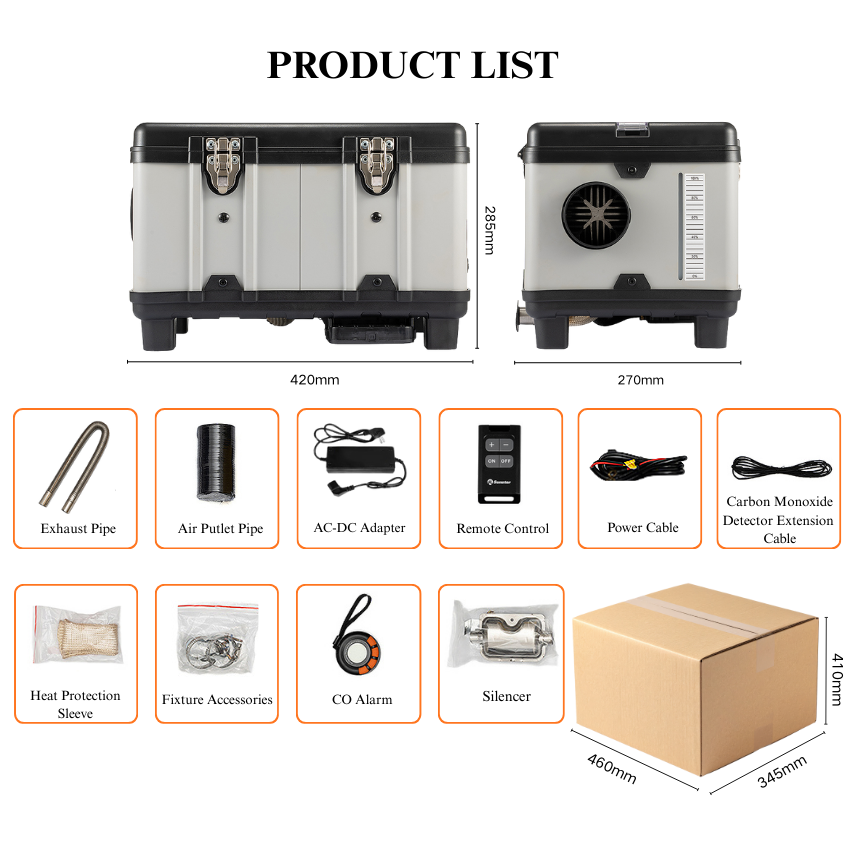 سخان ديزل مستقل للسيارات بقدرة - مراجعة Outdoor Camping Heater وسعره