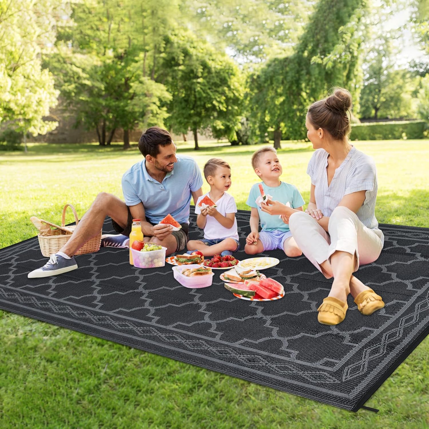 سجادة خارجية كبيرة 9x12 – سجاد - مراجعة Outdoor Camping Rugs 9X12 وسعره