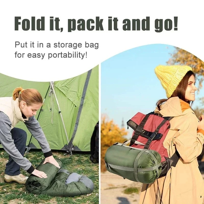 كيس نوم خفيف الوزن للتخييم منا - مراجعة Outdoor Camping Winter وسعره
