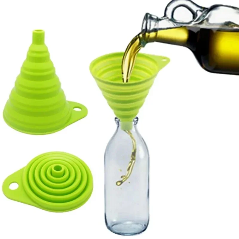 1/4 قطعة قمع سيليكون قابل للطي - مراجعة Collapsible Water Bottle وسعره