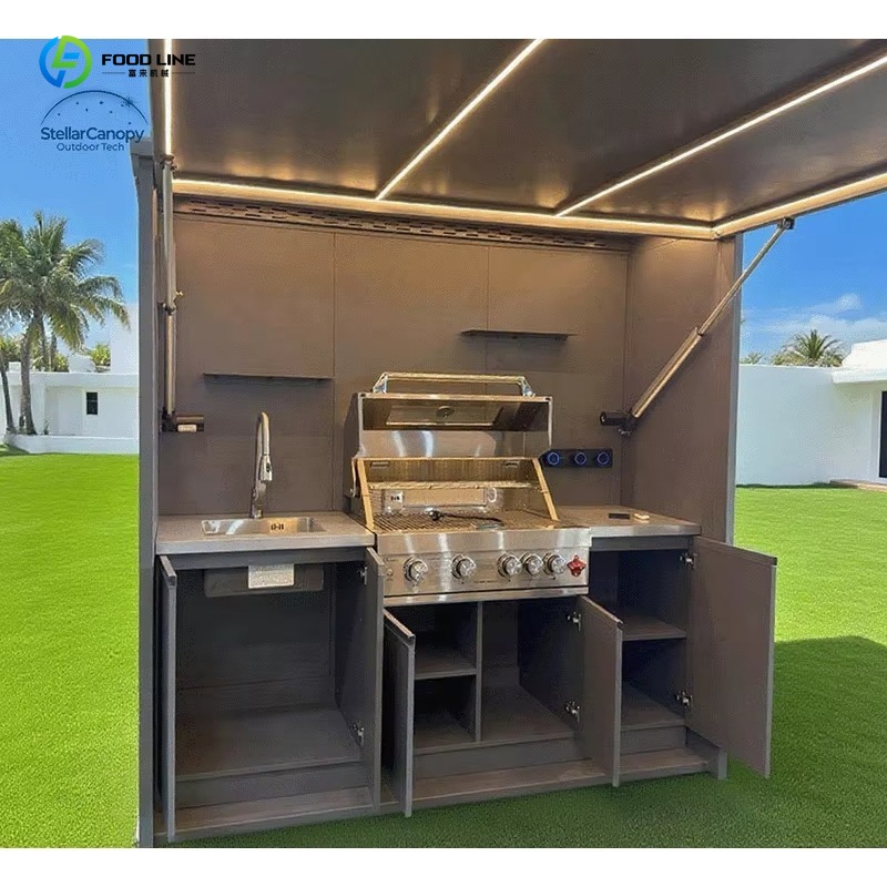 مجموعة مطبخ خارجي مخصصة للتخيي - مراجعة Outdoor Camping Kitchen Set وسعره