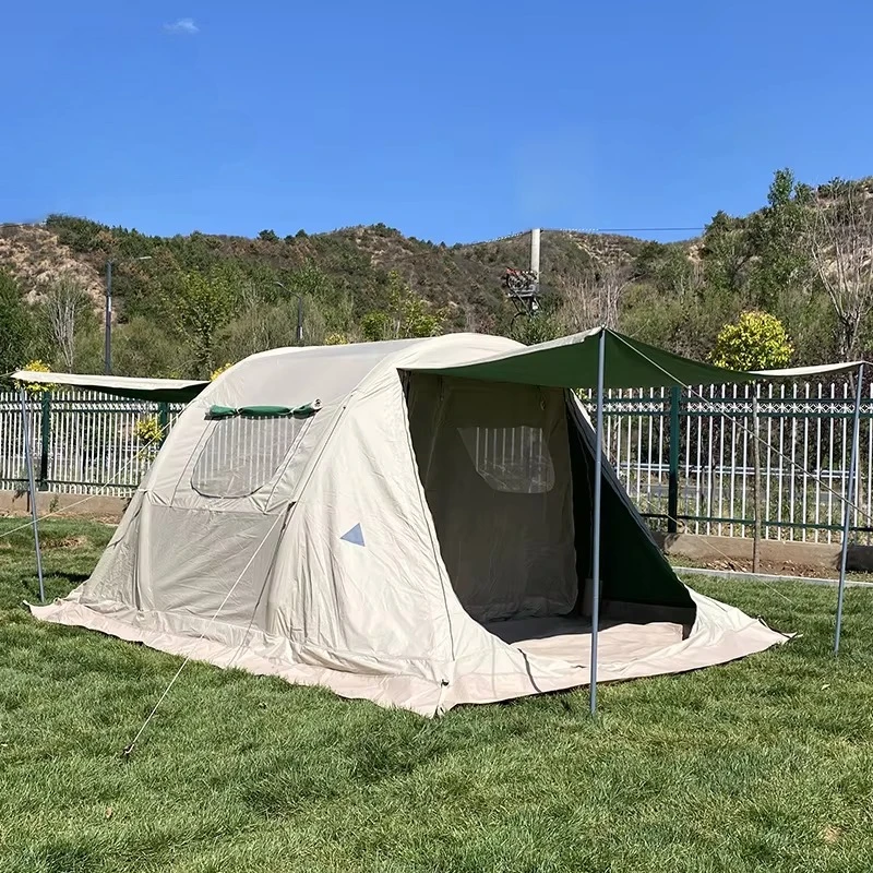 خيمة نفقية قابلة للنفخ مقاومة  - مراجعة Outdoor Camping On Youtube وسعره