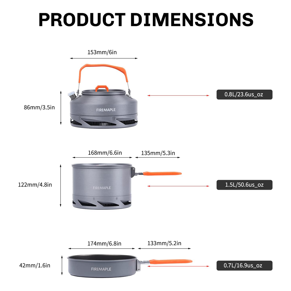 النار القيقب التخييم تجهيزات ا - مراجعة Outdoor Camping Kitchen Set وسعره